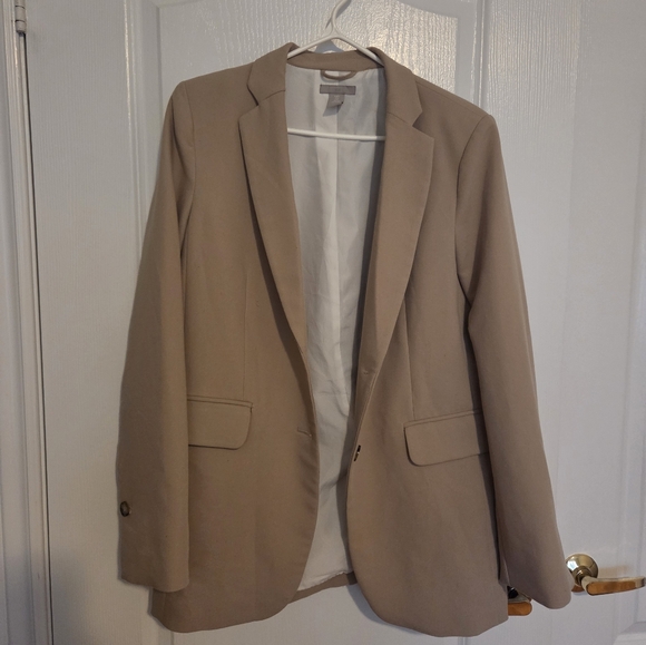 H&M Beige/tan Oversized Blazer - Picture 3 of 8